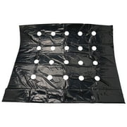 1 Pcs 5Holes Black Mulch Film Gardening Flower Vegetable Garden Membrane Agricultural Plants Mulching Perforated Film